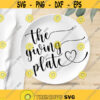 Giving Plate svg Cookie Plate svg Christmas SVG Family Sharing Plate Giving Plate DIY