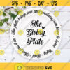 Giving Plate svg Cookie Plate svg Christmas SVG Sharing Plate svg