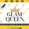 Glam Queen SVG Glamour Svg Fashion Svg Beauty Svg Makeup Svg Lipstick Svg Queen Svg Eyelashes Svg Cut File Design 258
