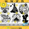 Glass Slipper Princess Bundle SVG Live Like Theres No Midnight A Dream is a Wish Slipper Svg Magical Castle Mouse Ears Svg Dxf Png Design 520 .jpg