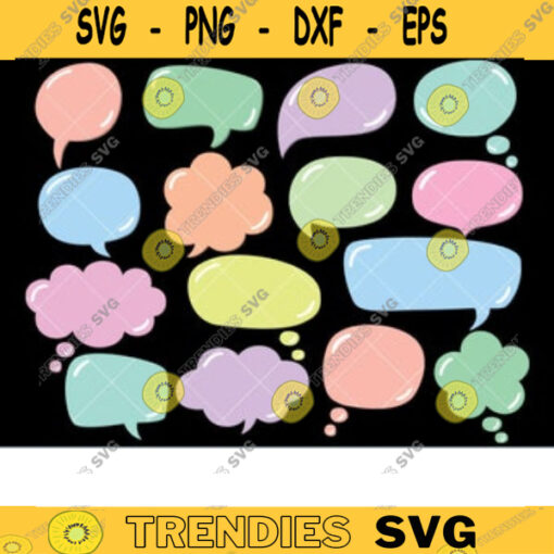 Glossy Text Bubble Clipart Shiny 3D Looking Speech Conversation Thought Balloon Bubble Clip Art Clipart copy