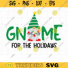 Gnome For The Holidays SVG Cute Gnome with Christmas Tree Light and Star Svg Dxf Png Clipart Cut Files for Cricut Silhouette Commercial Use copy