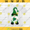 Gnome SVG St Patricks Day SVG Lucky Gnome svg for Cricut Silhouette Gnome with Clover svg file for Shirt Irish gnome svg Shamrock svg Design 162.jpg