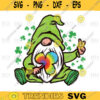 Gnome Tie Dye Shamrock Clover St Patricks St Patricks Day Gift svgPNG digital file 332
