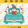 Gnome Truck Happy Valentines Day Svg Valentine Day Gift Svg Png