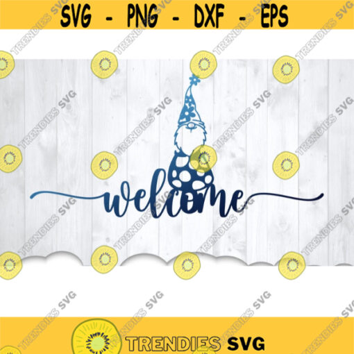 Gnome Welcome Sign Svg Garden Gnome Svg Files For Cricut Honey Bee Svg Welcome Svg Cut Files Floral Gnome Svg Clipart Iron On .jpg