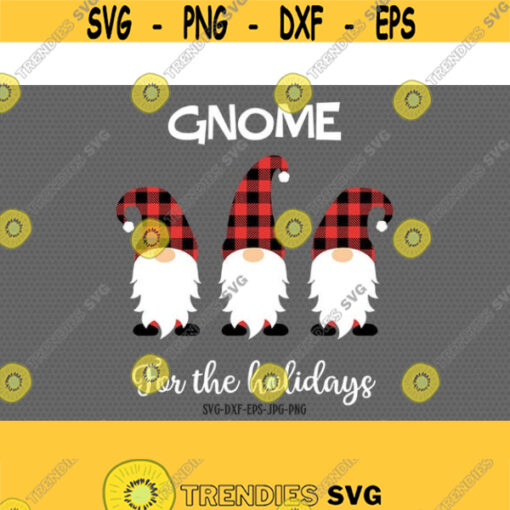 Gnome for the holidays Gnome SVG Christmas Gnomes Svg Christmas svg SVG Cutting File for CriCut Silhouette svg dxf png jpg eps Design 232