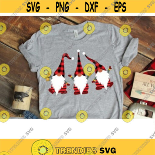 Gnome svg Christmas svg Gnome Buffalo Plaid gnomes svg Christmas Shirt svg sublimation designs download svg Files for Cricut
