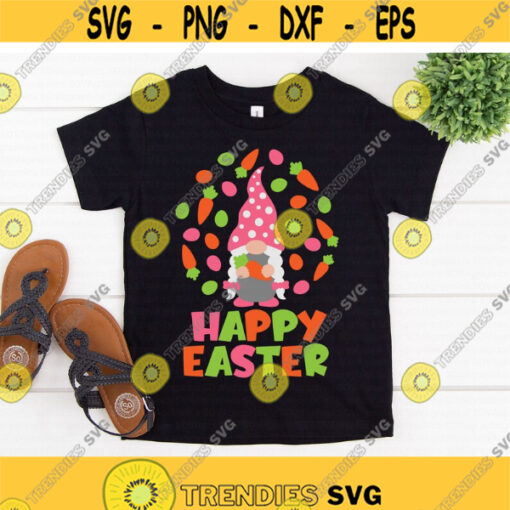 Gnome with Carrot svg Easter Gnome svg Happy Easter svg Easter svg Gnome with Egg svg Girl svg dxf png Cut File Cricut Silhouette Design 514.jpg