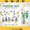 Gnomes Starbucks Wrap Hot Cup SVG Christmas Gnomes svg DIY Grande 16 Oz Hot Cup Design 5