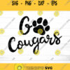 Go Cougars Svg Go Football Svg Cougars Svg Football Mom Shirt Cougars Football svg Cougars Iron On cougars basketball svg