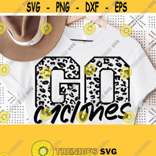 Go Cyclones Leopard SvgGo Cyclones SvgCyclones Mascot SvgCyclones Cut FileFootball Basketball Baseball Volleyball Mom Shirt Svg Design 1533