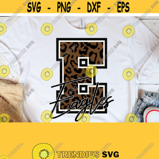 Go Eagles PNG Sports Mom Team Spirit Digital Download Sublimation Design Leopard Letter Football Baseball Soccer PNG Design 391