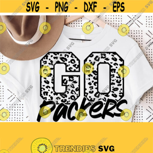 Go Packers Leopard Svg Go Packers Svg Packers Mascot Svg Packers Cut File Football Basketball Baseball Volleyball Mom Shirt Svg Design 1564