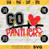 Go Panthers Football SVG Team Spirit Heart Sport png jpeg dxf Commercial Use Vinyl Cut File Mom Dad Fall School Pride Cheerleader Mom 1850