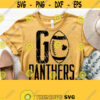 Go Panthers Svg Football Svg Go Football Svg Cut File Grunge Distressed Football Svg Files Panthers Shirt Cut File Instant Download Design 1088