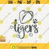 Go Tigers Svg Png Football In My Heart Tigers Paw Svg Tigers Cheer Svg Cut File For Cricut Instant Download Svg Tiger Pride T Shirt Design Design 86
