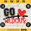 Go Wildcats Football SVG Team Spirit Heart Sport png jpeg dxf Commercial Use Vinyl Cut File Mom Dad Fall School Pride Cheerleader Mom 1446