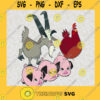 Goat And Pig Svg Home on the Range Svg Chicken Svg Disney Cartoon Svg