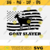 Goat Slayer SVG American Flag Goat Hunt Deer hunting svg hunting clipart hunting svg easter svg hunt svg For Lovers Design 409 copy