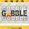 Gobble SVG Thanksgiving SVG Turkey Face SVG Gobble Gobble svg Png Svg Files For Cricut Silhouette Gobble Turkey svg Design 155