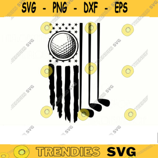 Golf SVG Ball and Stick golf svg golfing svg golfer svg golf clipart golf ball svg golf cut file Design 309 copy