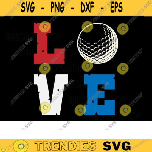 Golfer SVG Love golf svg golfing svg golfer svg golf clipart golf cut file for lovers Design 308 copy