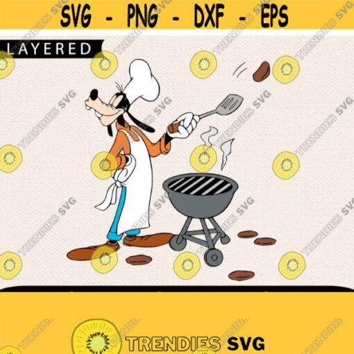 Goofy Barbecue Svg Goofy Svg Summer Svg Disney Svg Barbecue Svg Disney Goofy Svg Cricut Files Design 385