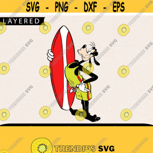 Goofy Surfboard Svg Goofy Svg Summer Svg Surfboard Svg Holiday Svg Disney Svg Disney Holiday Svg Disney Summer Svg Design 416