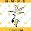Goose Duck Bird Cuttable Design SVG PNG DXF eps Designs Cameo File Silhouette Design 1829