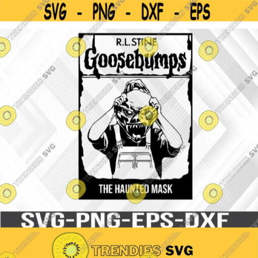 Goosebumps Haunted Mask Book Cover Svg png eps dxf digital download file Design 386