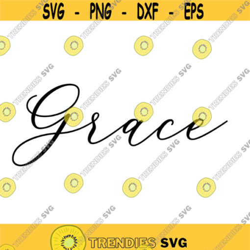 Grace Decal Files cut files for cricut svg png dxf Design 149