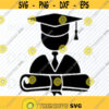 Graduation SVG Silhouette 2019 Graduation Vector Images Clipart Cap and Gown SVG Image For Cricut Eps Graduation Png Dxf Clip Art Design 104