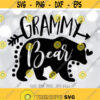 Grammy Bear SVG Grandma SVG Grammy Shirt Design Bear Family svg Grandmother svg Sayings Mothers Day svg Cricut Silhouette cut files Design 47