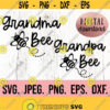 Grandma Grandpa Bee SVG Birthday Bee 1st Birthday Shirt Digital Download Family Birthday Bee Theme Bee Day Shirt Bee Clipart Design 746