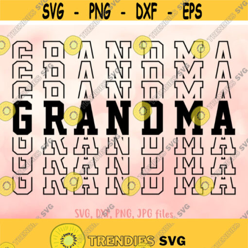 Grandma svg Mothers Day svg for Grandma Grandma Shirt svg New Grandma svg DIY Gift For Grandma Design Cricut Silhouette Cut Files Design 871