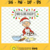Grandmother Is Baking Cookies Mrs Claus Bakery SVG PNG DXF EPS 1