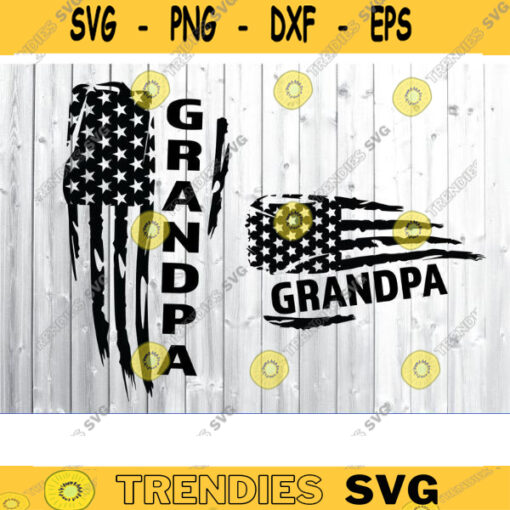 Grandpa American flag svg Grandpa svg grandpa USA flag svg Grandfather SVG Grandpa Distressed American Flag SVG eps dxf png pdf Design 1516 copy