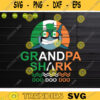 Grandpa shark Svg St Patricks Day Svg St Pattys Day Svg Shamrock Svg