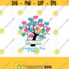 Grandparents Family Tree with 17 Hearts SVG EPS Ai and Pdf Digital Files for Electronic Cutting Machines