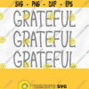 Grateful PNG Print File for Sublimation Or SVG Cutting Machines Cameo Cricut Thanksgiving Plaid Grateful Grateful Heart Grateful Mama Design 204