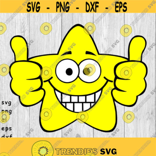 Great Job Star Good Job Star Happy Star Teacher Star svg png ai eps dxf DIGITAL FILES for Cricut CNC and other cut projects Design 308