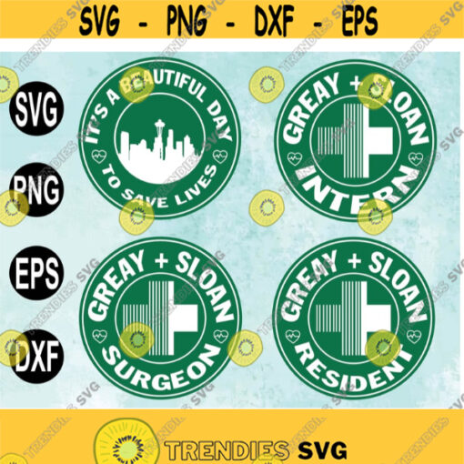 Greys Anatomy SVG BundleSvg png eps dxf digital download Design 164
