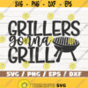 Grillers Gonna Grill SVG Cut File Cricut Commercial use Instant Download Silhouette Barbecue SVG Barbecue Apron SVG Design 1020