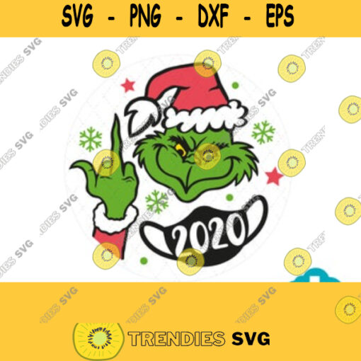 Grinch Giving the Finger 2021 ornament SVG for Cricut Merry Fucking Christmas SVG for funny t shirt kids grinch svgstink stank svg 34
