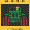 Grinch Santa In Jeep SVG PNG DXF EPS 1