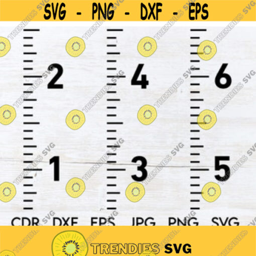 Growth Chart svg Growth ruler svg wall ruler svg height chart print measure ruler png Design 7