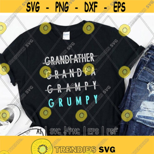 Grumpy Grandfather svgFathers Day svgGrandaughter svgGrandson svgGrandpaDigital DownloadPrintSublimation Design 177