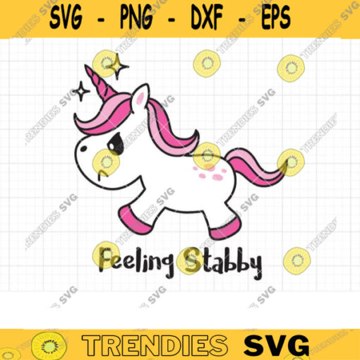 Grumpy Moody Unicorn SVG Clipart Feeling Stabby Angry Bad Mood Unicorn Cute Funny Upset Baby Unicorn svg dxf Cut Files for Cricut copy