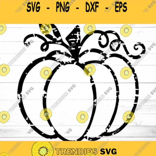 Grunge Pumpkin Svg Pumpkin Svg Distressed Pumpkin SVG Pumpkin Outline Svg Png Svg files for Cricut Silhouette Sublimation Designs
